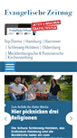 Mobile Screenshot of evangelische-zeitung.de